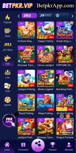 Betpkr App Games